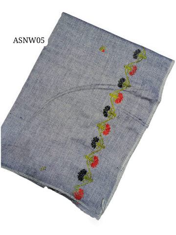 Stuff Summer Lawn Cross Stich Embroidery Chaddar